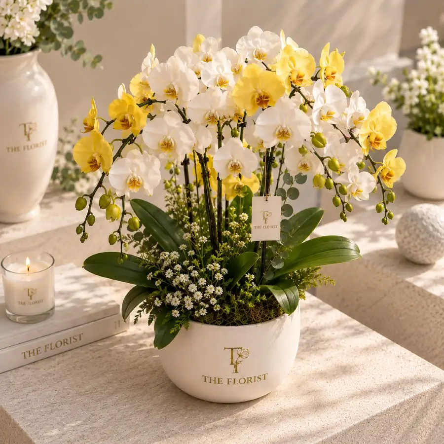 Twin Color Duo Phalaenopsis Plant